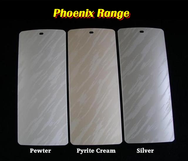 Phoenix range of smooth pattern design PVC Slats Gallery Image