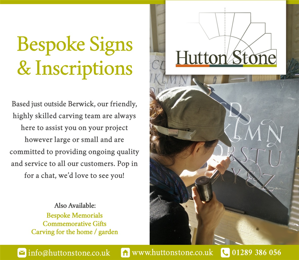 We do Bespoke signs & Inscriptions. Gallery Image