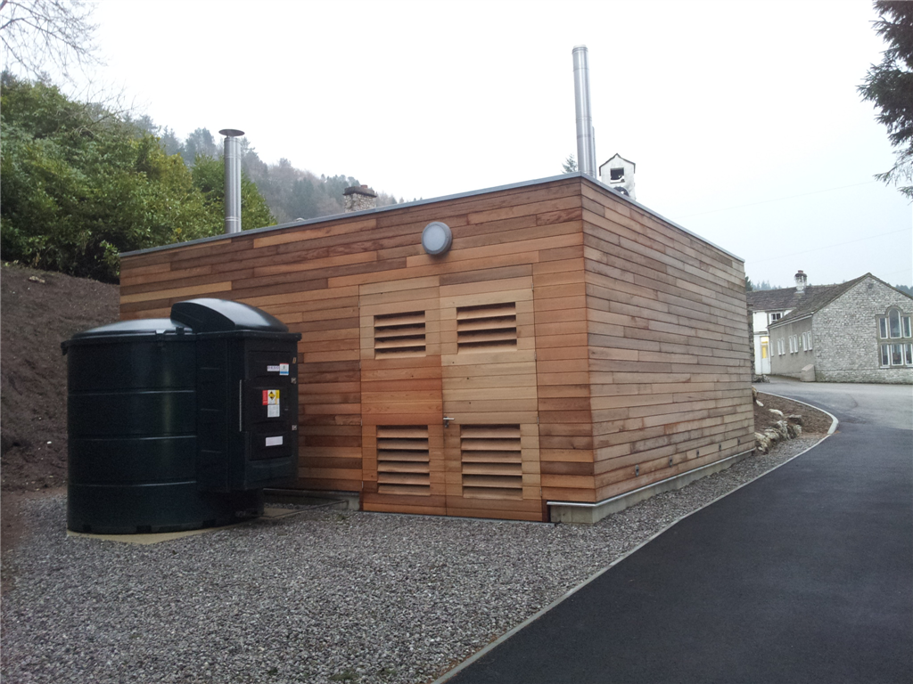 Scargill Biomass, Kettlewell - £260k construction of Biomass boiler plantroom, including large sub-terrain Biomass store.  This district heating system serves the entire site Gallery Image