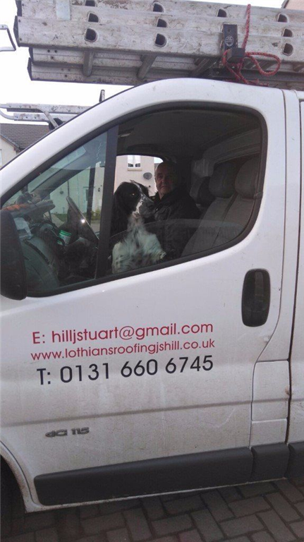 Lothian's Roofing mascot in the van at
9 Auld Coal Medway
Bonnyrigg Gallery Image