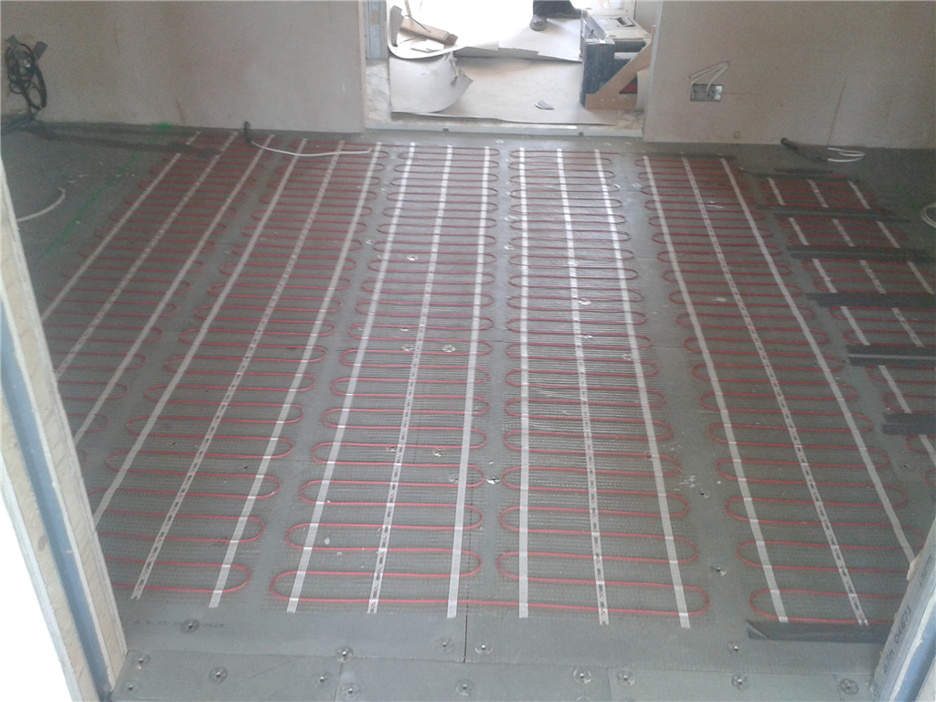 Residential electric underfloor heating project - London Gallery Image