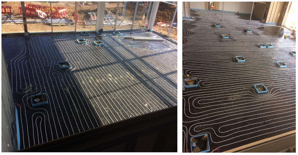 Commercial wet underfloor heating project - Marshall Ford, Cambridge Gallery Image