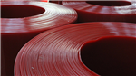 Red welding grade PVC rolls Gallery Thumbnail