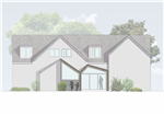 Glasgow conservation area approved house extension 3d view Gallery Thumbnail