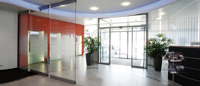 Entrance solutions that maximise natural light and make the right first impression. Gallery Image