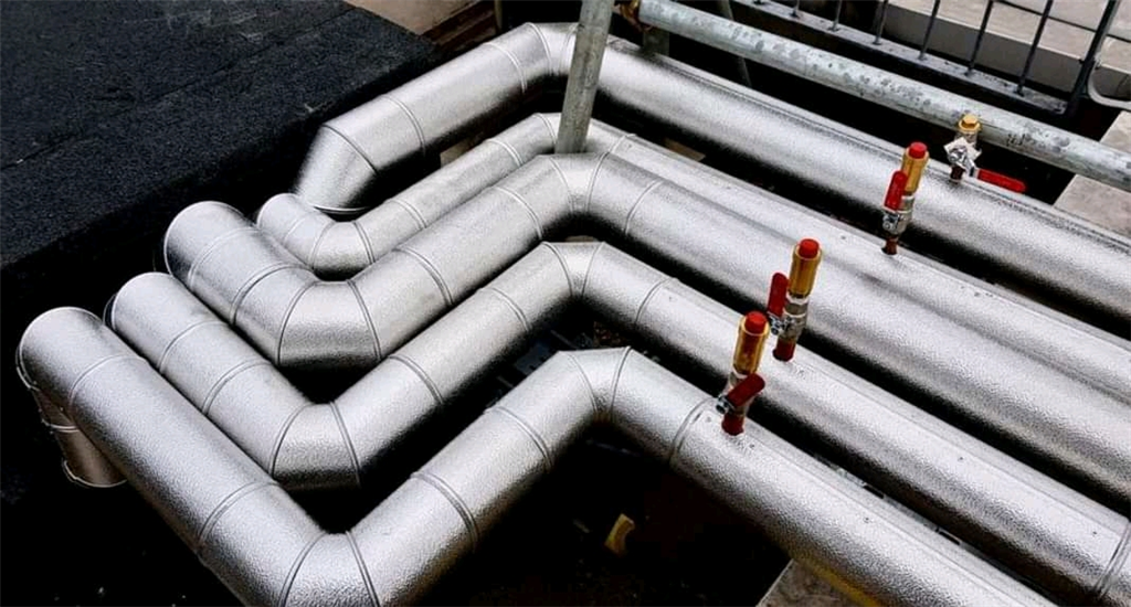 Phenolic Blocks Aluminium Pipe Cladding Ireland Aluminium Duct Cladding Ireland Vessels Cladding