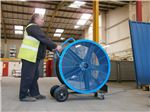 Bluemax 950 Industrial fan. available for hire at £99.50 per week ex carriage and vat.
Ideal for factories or film production effects applications Gallery Thumbnail