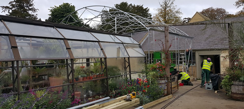 Erecting a Keder Greenhouse - Down to Earth