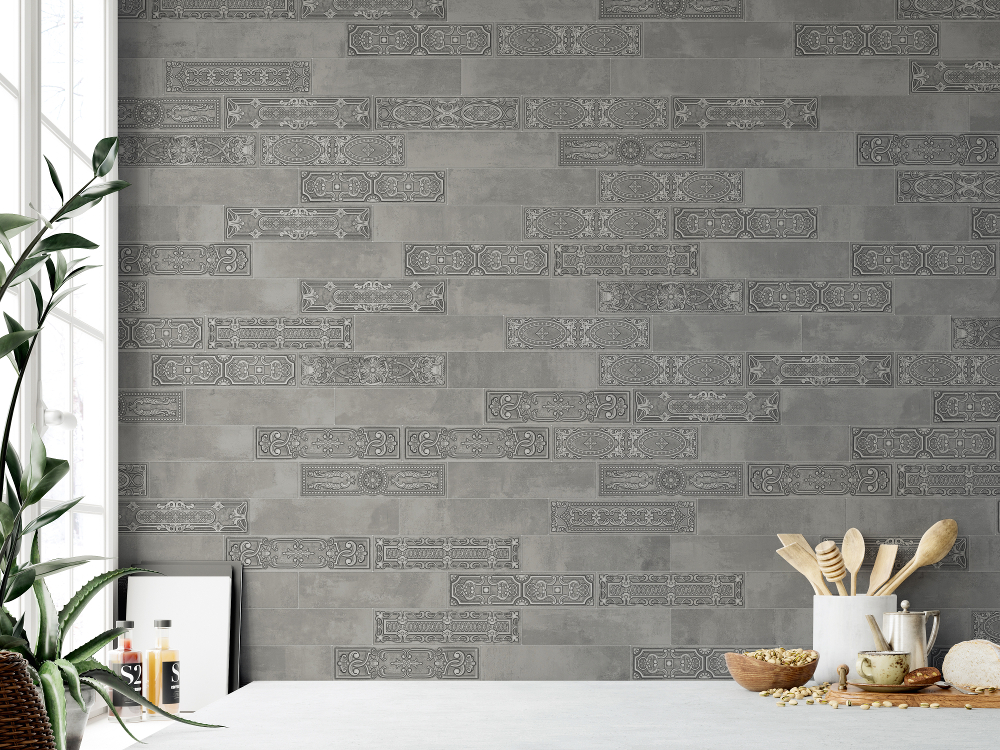 Embossed Tiles available from Bedrock Tiles Gallery Image