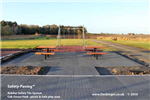 anti slip outdoor - rubber safety paving - grey - oak forest park Gallery Thumbnail