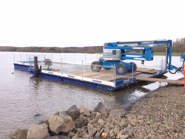 Road transportable pontoon with access system Gallery Image