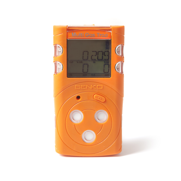 Senko MGT Confined space area gas detector. Sensors for O2, H2S, CO and flammable gases. Battery life up to 2 months before recharge (with Infra-red flammable gas sensor). Gallery Image