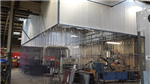 Warehouse PVC strip curtain installation Gallery Thumbnail