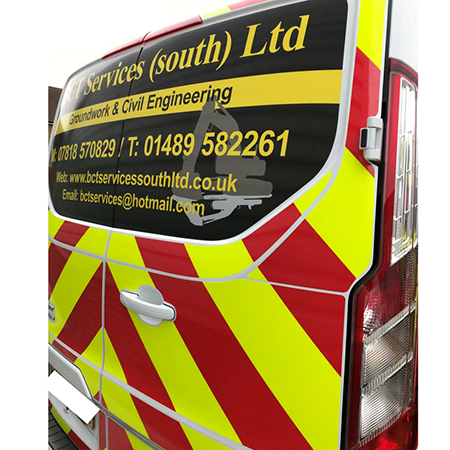 Chevron kit and panel graphics by Top Notch Signs Gallery Image