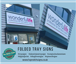 Folded Tray Signs Gallery Thumbnail