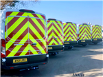 Fleet chevrons - manufactured and installed by Top Notch Signs Gallery Thumbnail