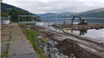 New Build boathouse on the banks of Loch Tay including new slip way and stone build up  Gallery Thumbnail
