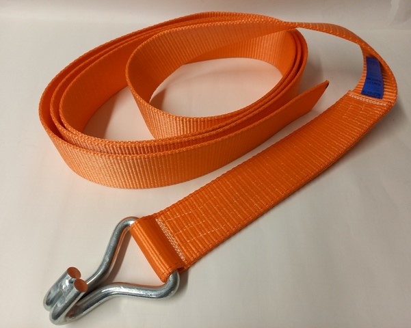 10,000kg 75mm lashing strap with claw hook Gallery Image