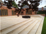 Crema Venato Tumbled Marble paving, Lancashire Gallery Thumbnail