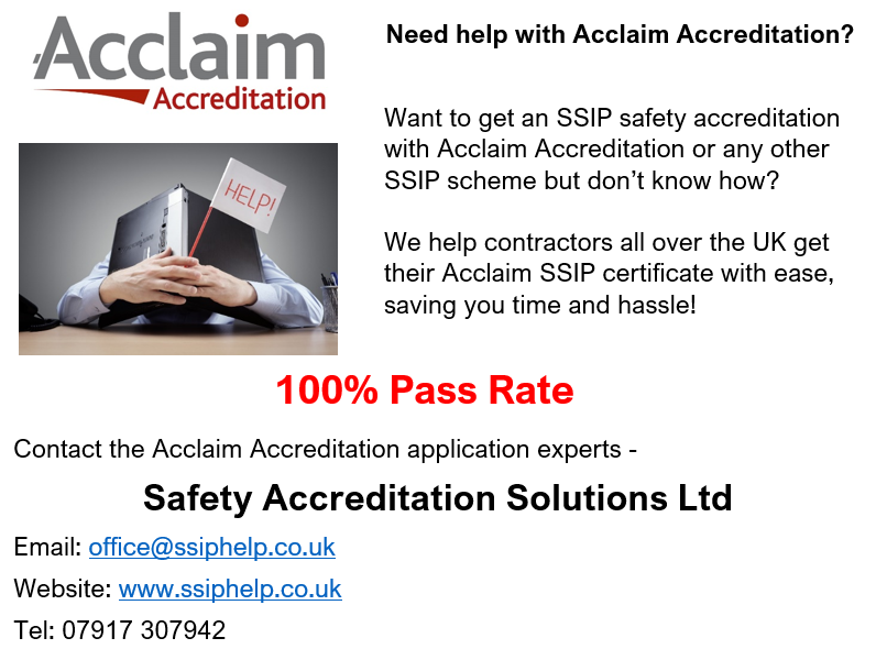 Acclaim Accreditation help and support. Gallery Image