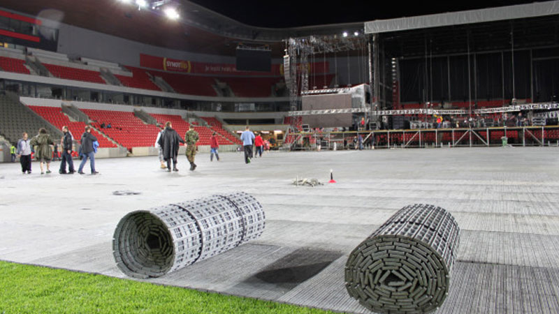 PortaPath temporary grid flooring for stadium ground protection Gallery Image