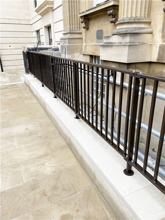 Mild steel exterior railing Gallery Image