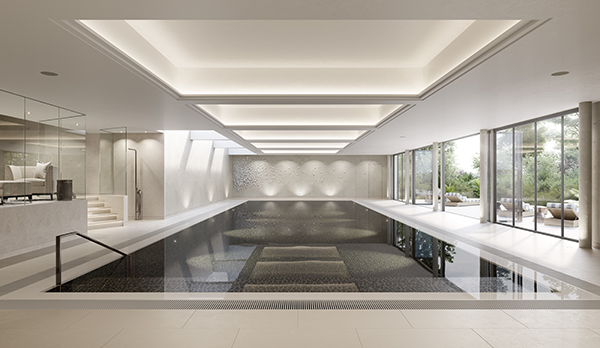 ©ArcMedia - Architectural Visualisation - Property Marketing CGI - Pool & Spa Visual Gallery Image