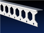 Renderplas PVC flexible board edge bead, 2mm - EB0 Gallery Thumbnail