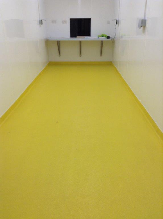 Resbuild MMA Deckcoat, flexible MMA based screed system. Hygienic and slip resistant. Gallery Image