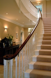 Painted Curved Staircase Gallery Image