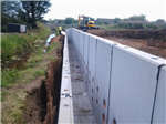 Retaining Wall with Water Channel Gallery Thumbnail