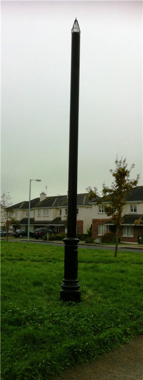 Decorative Sewer Ventilation Column/Pipe in situ at housing estate Gallery Image