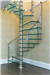 Bespoke Spiral Stair with 30mm laminated glass treads and curved glass balustrade  Gallery Thumbnail