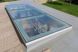 Multi-Part flat glass aluminium Rooflight Astroglaze Gallery Image