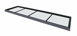 Multi-part, multi section flat glass rooflight with aluminium framework Thermalight skylight  Gallery Thumbnail